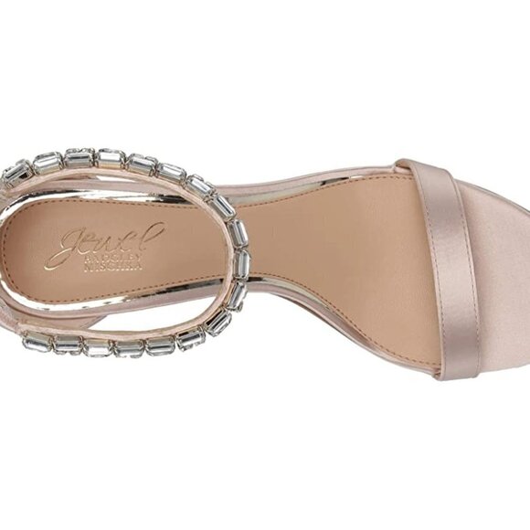 Jewel Badgley Mischka Katerina Embellished Ankle Strap Shoe - Picture 4 of 6